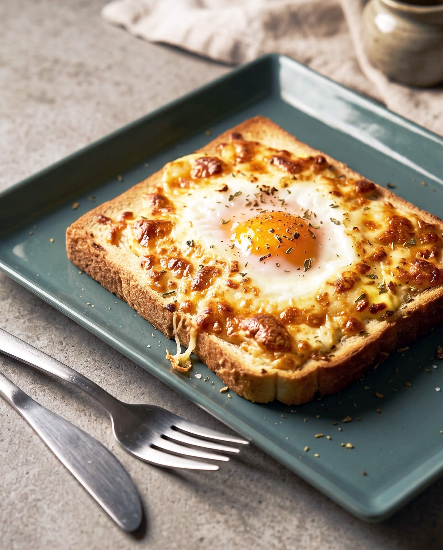 Golden Sun Cheesy Egg Toast
