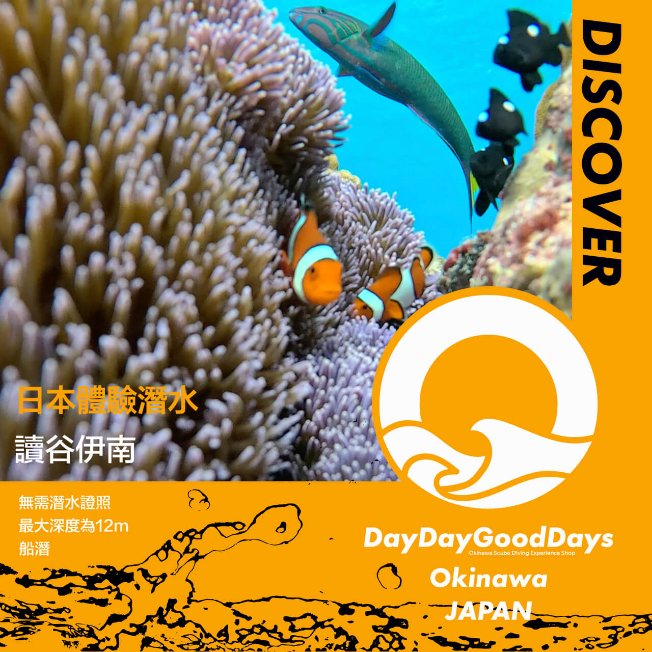 DSD 體驗潛水 - 讀谷伊南 / 包括船費 - DayDayGoodDays