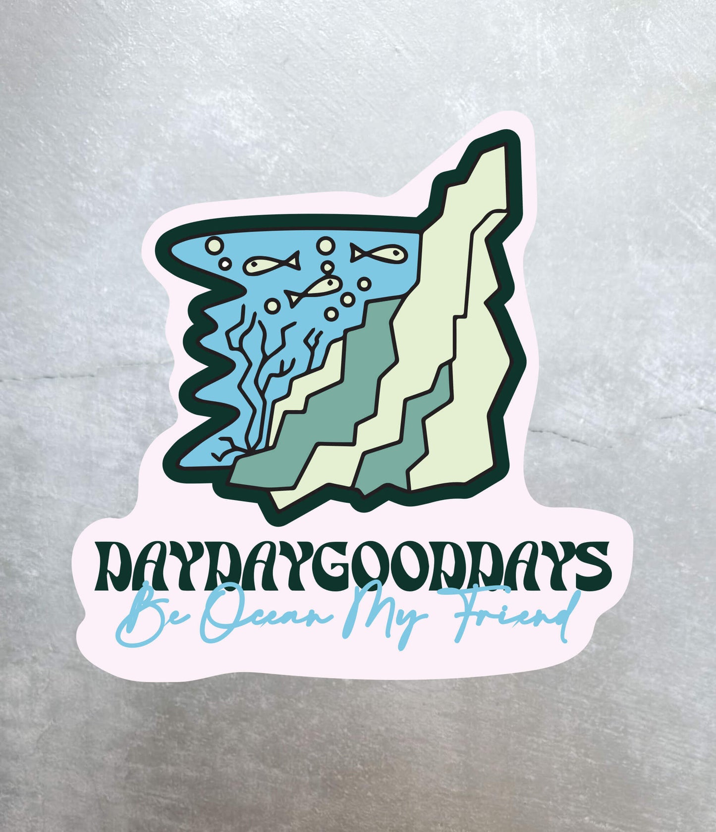01 WILD MIND Waterproof Sticker Series