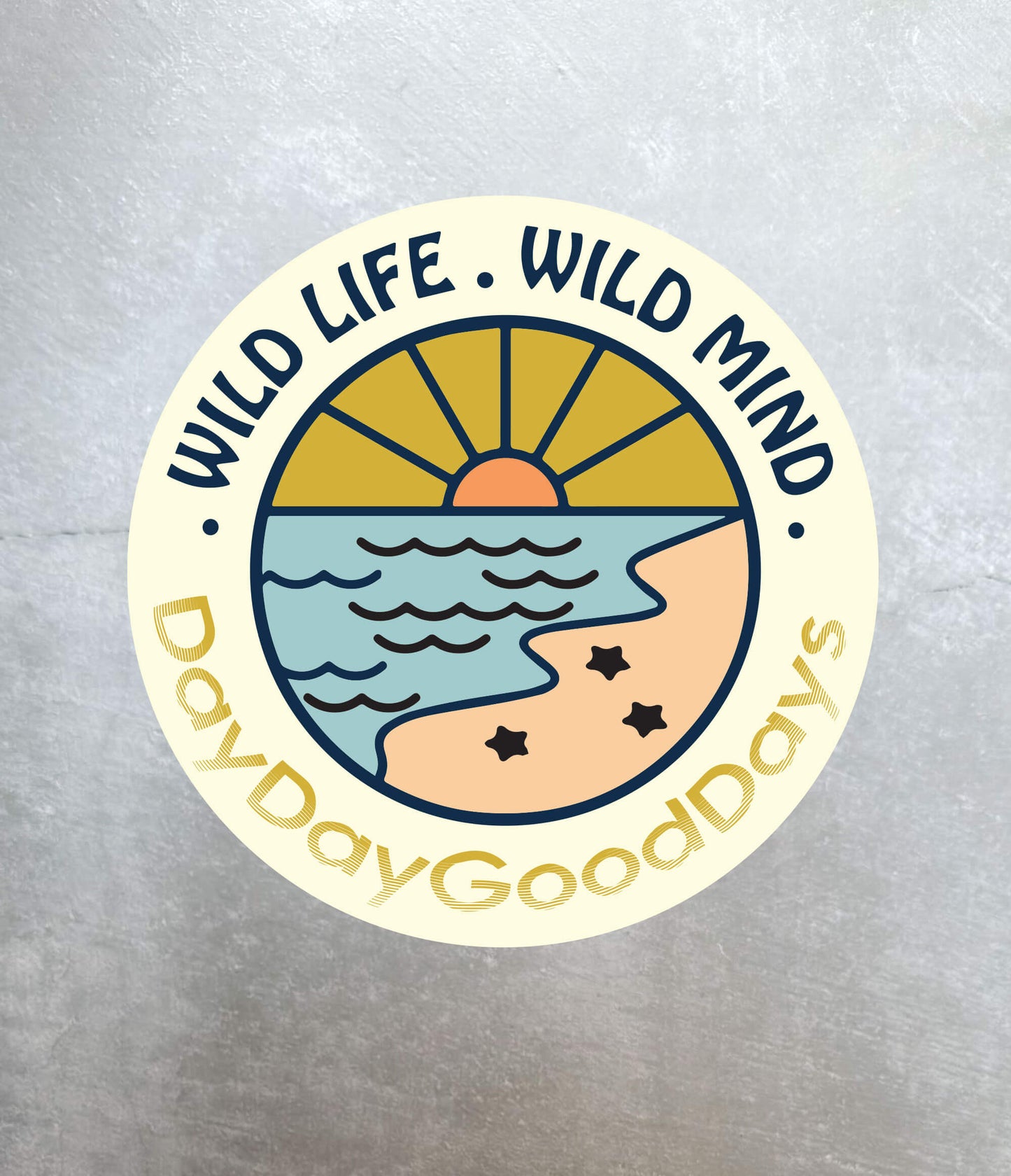 01 WILD MIND Waterproof Sticker Series